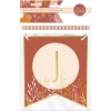 Guirlande de fanions avec lettres et ruban - Joyeux Anniversaire - Collection Terracotta