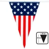Guirlande de fanions en PVC - 6 m - USA