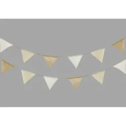Guirlande de fanions en toile - 2,60 m