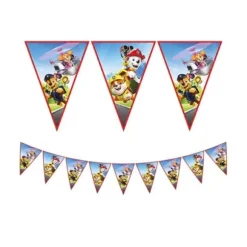 Guirlande de 9 fanions FSC® - 2,3 m - Paw Patrol : La Pat' Patrouille™ Rescue Heroes