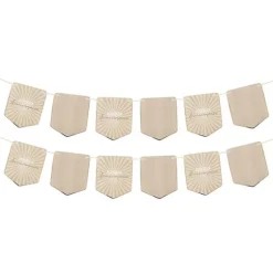 Guirlande de 12 fanions "Joyeux Anniversaire" - 3,5 m - Collection Éclat