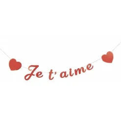 Guirlande de lettres Je t'aime - 2 m
