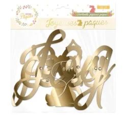 Guirlande de lettres - Joyeuses Pâques