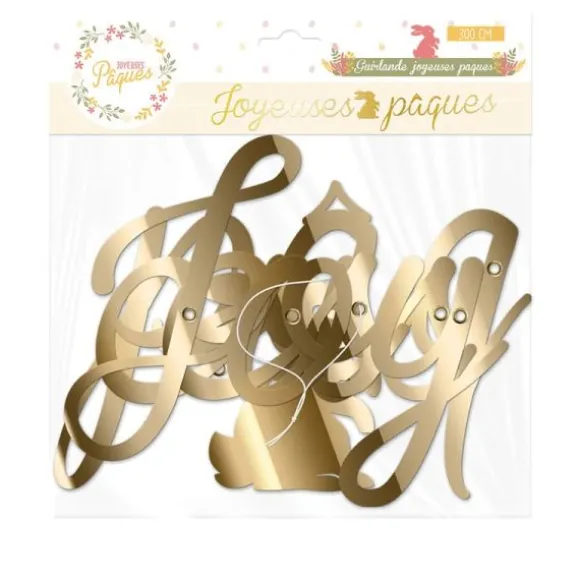 Guirlande de lettres - Joyeuses Pâques