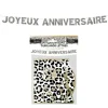 Guirlande de lettres "Joyeux Anniversaire" - 6 m - Collection Léopard