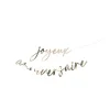 Guirlande de lettres "Joyeux Anniversaire" en papier - 180 cm - Collection Gold'n Age
