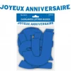Guirlande de lettres "Joyeux Anniversaire" - 4 m - Couleur au choix