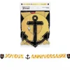 Guirlande de lettres - Joyeux Anniversaire - 4 m - Collection Pirate