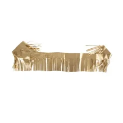 Guirlande de rideaux lamés métallisés - 15 cm x 5 m - Couleur au choix