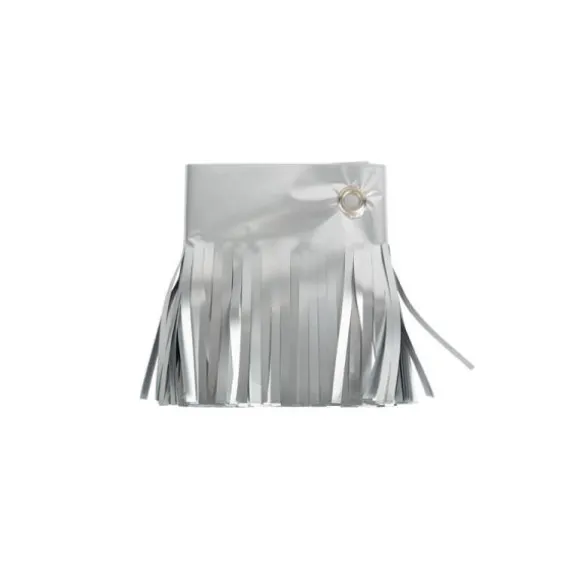 Guirlande de rideaux lamés métallisés - 15 cm x 5 m - Couleur au choix