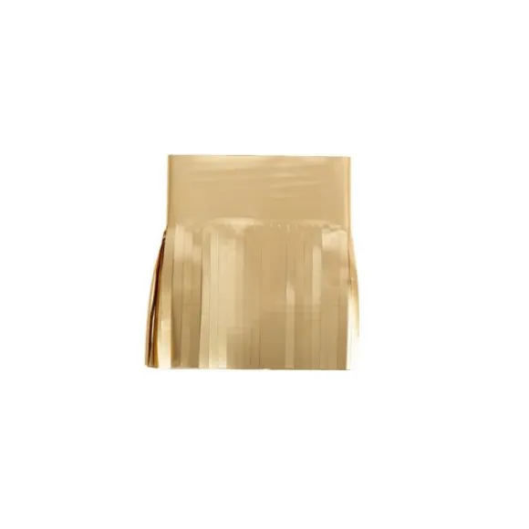Guirlande de rideaux lamés métallisés - 15 cm x 5 m - Couleur au choix