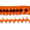 Guirlande en Papier "Zinnia Duo" Orange/Chocolat