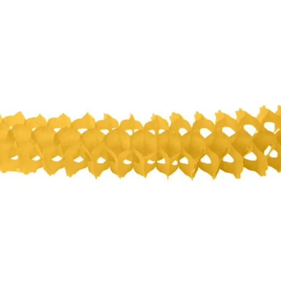 Guirlande en Papier "Zinnia" Jaune d'Or