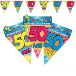 Guirlande Fanions "50"