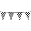 Guirlande Fanions Damier Noir et Blanc