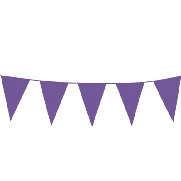 Guirlande Fanions Géants - Violet