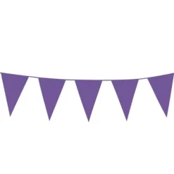 Guirlande Fanions Géants - Violet