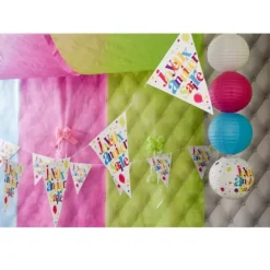 Guirlande Fanions "Joyeux Anniversaire" - Multicolore