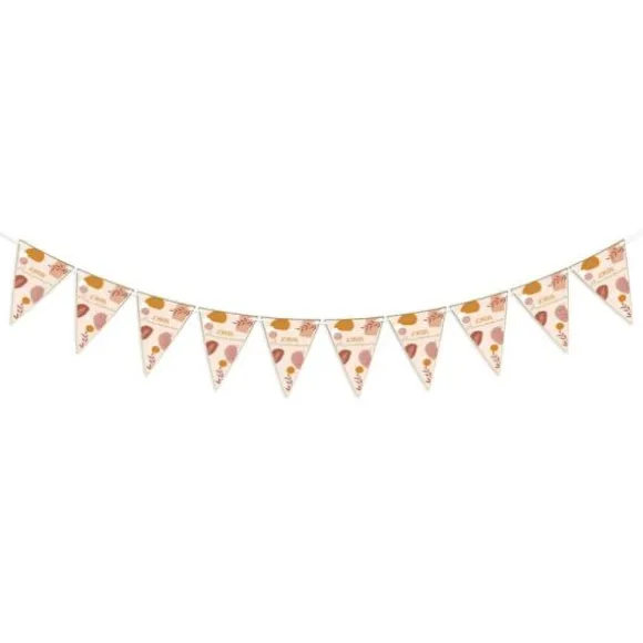 Guirlande à fanions - Joyeux Anniversaire - Collection Terracotta