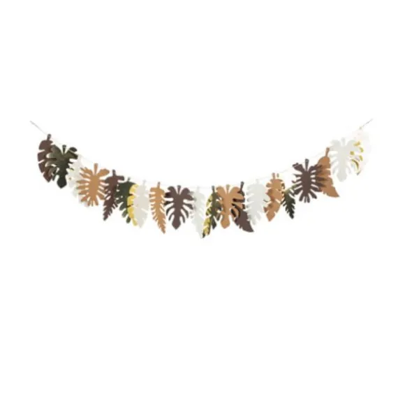 Guirlande Feuilles Tropicales 2 M - Collection Dinosaure Kraft