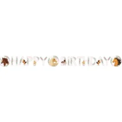 Guirlande Happy Birthday - Collection Beaux Chevaux