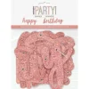 Guirlande " Happy Birthday " Prism - Glitz Rose Gold