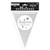 Guirlande Party Chic "Joyeux Anniversaire" - Argent