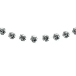 Guirlande Pompons - Argent