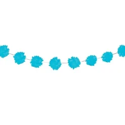 Guirlande Pompons - Turquoise
