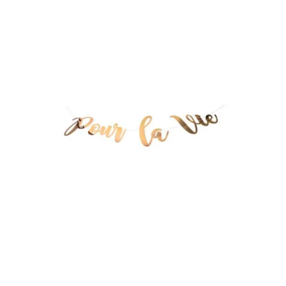 Guirlande " Pour la Vie " - Rose Gold - 120 cm