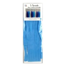 Guirlande 5 tassels  - bleu ciel
