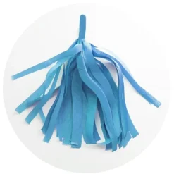 Guirlande 5 tassels  - bleu ciel