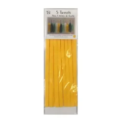Guirlande 5 tassels - Jaune