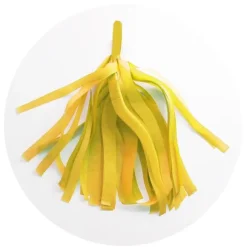 Guirlande 5 tassels - Jaune