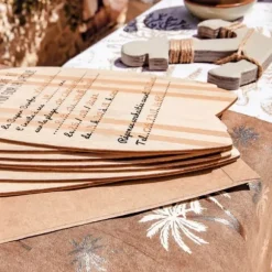 8 invitations avec enveloppes - Collection Beach and Surf Party