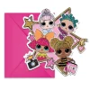 6 Invitations avec enveloppes - LOL Surprise™