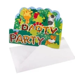 8 invitations avec enveloppes - Collection Pompier