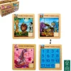 Jeu en bois – Puzzle pousse-pousse 2 en 1 - Modèle Aléatoire