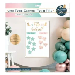 Jeu Team Garçon / Team Fille - Collection Gender Reveal