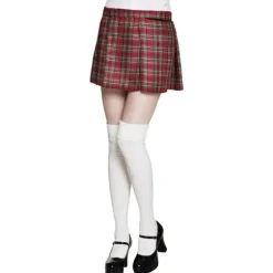 Jupe Ecossaise pour Femme - Rouge