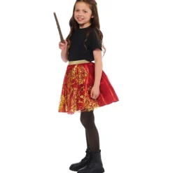 Jupe et baguette d'Élève de la maison Gryffondor pour fille - Harry Potter™ - Taille unique