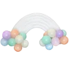 Kit arche à ballons - Arc-en-ciel pastel