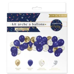 Kit Arche à Ballons - Joyeux Anniversaire - Collection Confettis