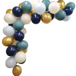 Kit arche à ballons "La Navy" - 40 ballons en latex