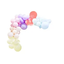 Kit Arche 82 Ballons - Multicolore - Collection Mahault Pastel et Or
