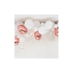 Kit arche à ballons Rose Gold - 50 ballons