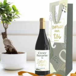 Kit Bouteille Annonce - Cuvée Surprise du Futur Papy - Collection Annonce de Grossesse