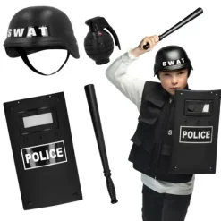 Kit d'accessoires d'Agent du SWAT pour garçon