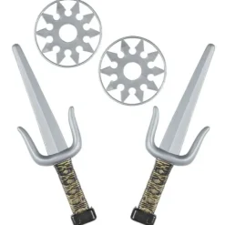 Kit de 4 armes de Ninja pour enfant