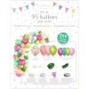 Kit de 95 ballons pour arche avec accessoires - Exotique